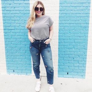 Express girlfriend high rise jean